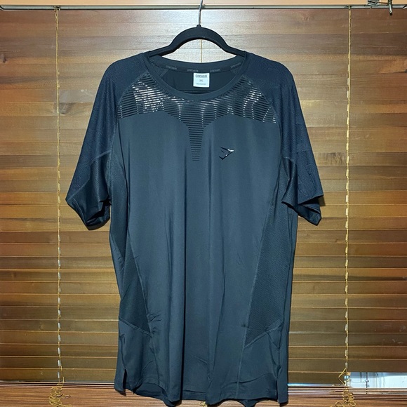 MENS XXL BLACK GYMSHARK SPORT TEE - Picture 1 of 2
